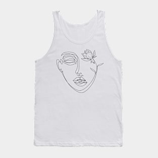 face flower Tank Top